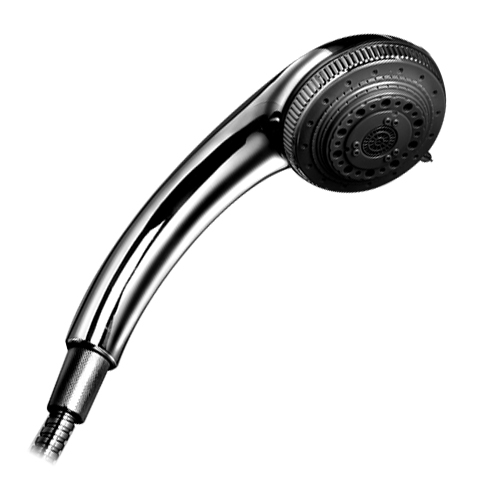 Chrome Finished 7 Sprays Handheld Hand Shower